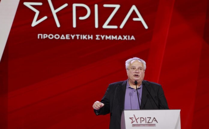Κοτζιάς στο Συνέδριο του ΣΥΡΙΖΑ: Ανάγκη συγκρότησης ενός μεγάλου δημοκρατικού