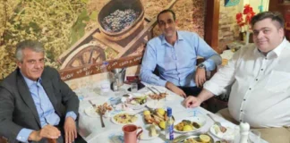 Ο Γρηγόρης Δημητριάδης με καλή παρέα στα Καμίνια