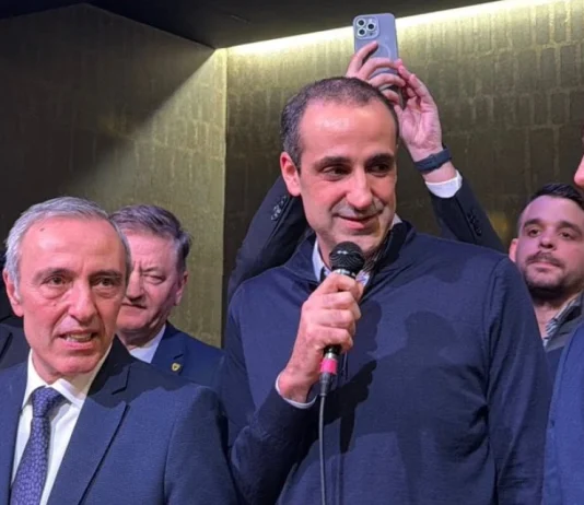 Ο Γρηγόρης Δημητριάδης στην κοπή πίτας της ΝΔ Θεσσαλονίκης (video & photos)