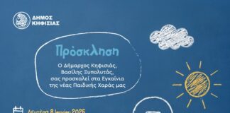 Κηφισιά: Εγκαινιάζεται νέα παιδική χαρά στην περιοχή Ξενίας & Ελευθερωτρίας