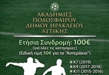 Ανοίγουν οι Εγγραφές για τις Ακαδημίες Ποδοσφαίρου Ηρακλείου Αττικής: Γήπεδο και Αθλητισμός για τα παιδιά!