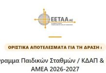 ΕΣΠΑ 2026-2027: Οριστικά Αποτελέσματα για τη Στήριξη Παιδιών