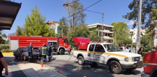 Φωτιά σε ΙΧ στα Βριλήσσια: Άμεση επέμβαση Πολιτικής Προστασίας