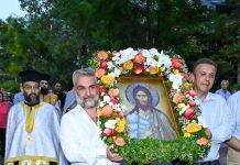 Εσπερινός Αγίου Ιωάννη Πέλικα στο Μαρούσι: Τιμή και κατάνυξη