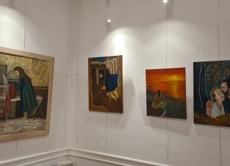 Εγκαίνια έκθεσης ζωγραφικής και αγιογραφίας της Δήμητρας Φωτίκα-Ξαξήρα στο Μαρούσι