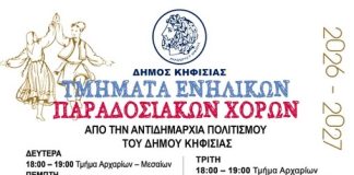 Μαθήματα Παραδοσιακών Χορών στην Κηφισιά: Ξεκινούν για όλες τις ηλικίες!